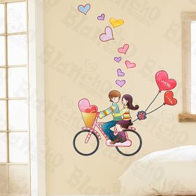 Love Biking - Large Wall Decals Stickers Appliques Home Decor - HEMU-HL-5877