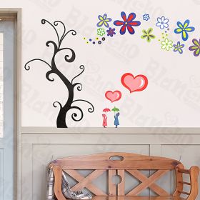 Love Tree - Large Wall Decals Stickers Appliques Home Decor - HEMU-XS-015