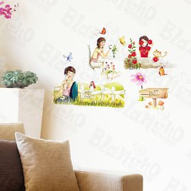 Leisure Time-2 - Wall Decals Stickers Appliques Home Decor - HEMU-HL-1207