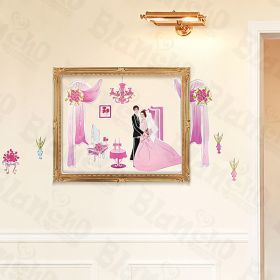 Just Married - Wall Decals Stickers Appliques Home Decor - HEMU-HL-992