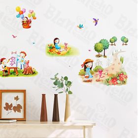 Leisure Time-1 - Wall Decals Stickers Appliques Home Decor - HEMU-HL-1206