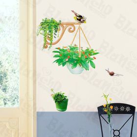 Ivy Garden - Large Wall Decals Stickers Appliques Home Decor - HEMU-HL-5613