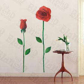 Glorious Rose 2 - X-Large Wall Decals Stickers Appliques Home Decor - HEMU-HL-6840