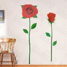 Glorious Rose 1 - X-Large Wall Decals Stickers Appliques Home Decor - HEMU-HL-6837