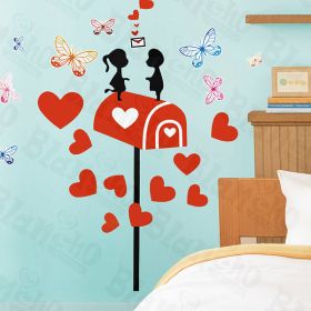 Mail Lover - X-Large Wall Decals Stickers Appliques Home Decor - HEMU-HL-6816
