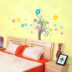 Flowing Tree - X-Large Wall Decals Stickers Appliques Home Decor - HEMU-HL-6817