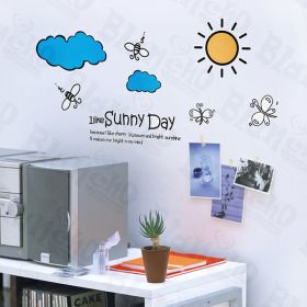 Forever Sunny - Wall Decals Stickers Appliques Home Decor - HEMU-LB-1822