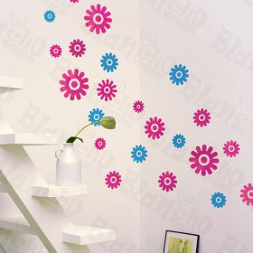 Joyful Round - Wall Decals Stickers Appliques Home Decor - HEMU-HL-1288