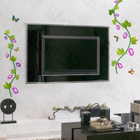 Dancing Butterflies - Wall Decals Stickers Appliques Home Decor - HEMU-HL-1261