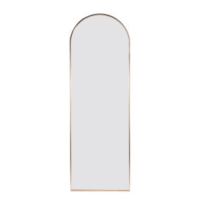 65 x 22 In Matel Arch Stand full-length mirror - Gold