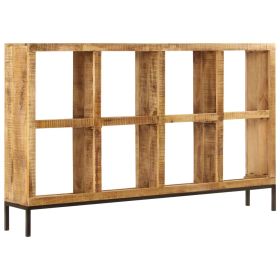 Sideboard 63"x9.8"x37.4" Solid Mango Wood - Brown
