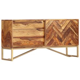 Sideboard 46.5"x11.8"x23.6" Solid Sheesham Wood - Brown