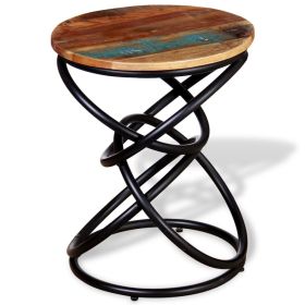 End Table Solid Reclaimed Wood - Brown