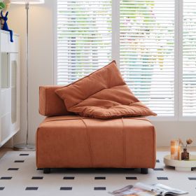 Leisure sofa chair-33.1"for living room - caramel