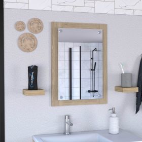 Bathroom Mirror Epic, Frame, Light Pine Finish - Light Pine