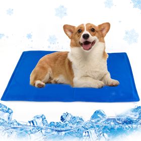 Dog Cooling Mat, Pet Cooling Mat for Dogs and Cats, Pressure Activated Dog Cooling Pad, No Water or Refrigeration Needed, Non-Toxic Gel - 50x65cm