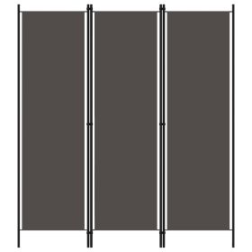 3-Panel Room Divider Anthracite 59.1"x70.9" - Anthracite