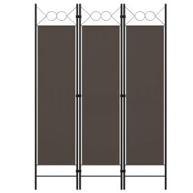 3-Panel Room Divider Anthracite 47.2"x70.9" - Anthracite