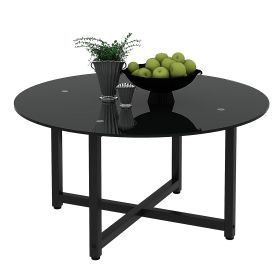 Coffee Table;   Modern Side Center Tables for Living Room;   Living Room Furniture - Black