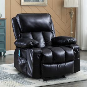 Vanbow.Recliner Chair for Living Room with Rocking Function and Side Pocket - as pic