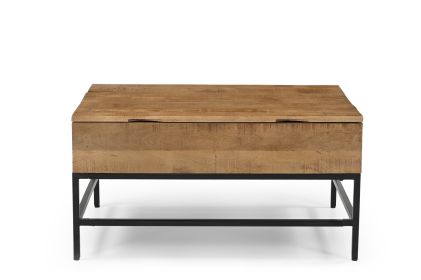 T1105-01 Natural Lift Top Coffee Table - as Pic