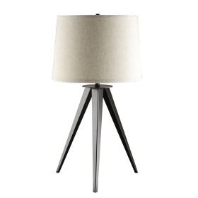 Grey and Black Tripod Floor Lamp - as Pic