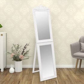 Free-Standing Mirror White 19.7"x78.7" - White