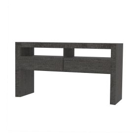 Modern Farmhouse Buffet Storage Cabinet with Drawers For Coffee Bar, Kitchen, Dining Room, Living Room,Drak Grey - as Pic