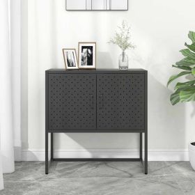 Sideboard Anthracite 29.5"x13.8"x29.5" Steel - Anthracite