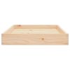 Dog Bed 28.1"x21.3"x3.5" Solid Wood Pine - Brown
