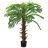 Artificial Cycas Palm with Pot 55.1" Green - Green