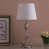 24-Inch Erte Art Deco Silhouette Silver Table Lamp - as Pic