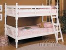 ACME Homestead Bunk Bed (Twin/Twin) in White 02298_KIT - as Pic