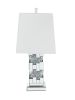 ACME Noralie Table Lamp, Mirrored & Faux Diamonds 40222 - as Pic
