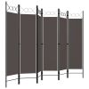 6-Panel Room Divider Anthracite 94.5"x70.9" - Anthracite