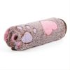 Prt Soft Brown Heart Claw Print Pet Rug For Dog And Cat S 23in*16in M 30in*20in L 41in*30in - Brown - Polyester - L