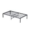 Metal Platform Bed frame ,Sturdy Metal Frame, No Box Spring Needed(Twin) - as Pic