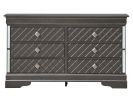 Glory Furniture Verona G6702-D Dresser , Metalic Black - as Pic