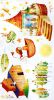 Fantastic Land - Wall Decals Stickers Appliques Home Decor - HEMU-HL-994