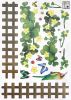 Green Fence - Large Wall Decals Stickers Appliques Home Decor - HEMU-XS-042