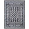 Salina Charcoal/Blue/Pink Area Rug 5x8 - as Pic