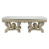 ACME Sorina DINING TABLE Antique Gold Finish DN01208 - as Pic