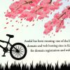 Flowering Cherry Tree - Large Wall Decals Stickers Appliques Home Decor - HEMU-HL-2171