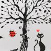 Love Under The Tree - Large Wall Decals Stickers Appliques Home Decor - HEMU-HL-2183