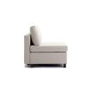 Middle Module Fabric Linen for Modular Sofa Sectional Sofa Couch Accent Armless Chair, Cushion Covers Non-Removable and Non-Washable,Cream - as Pic