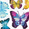 Butterfly World - Wall Decals Stickers Appliques Home Decor - HEMU-HL-964