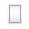 Frameless Rectangular LED Light Bathroom Vanity Mirror - 20*28