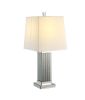 ACME Noralie Table Lamp, Mirrored & Faux Stones 40220 - as Pic