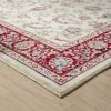 Stylish Classic Pattern Design Traditional Bordered Floral Filigree Area Rug - Beige|Ivory - 3' X 5'