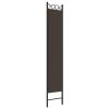 3-Panel Room Divider Brown 47.2"x86.6" Fabric - Brown